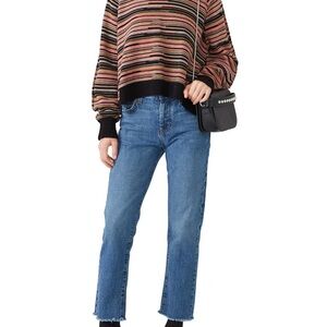 NUDE Wool Pink Striped Sweater